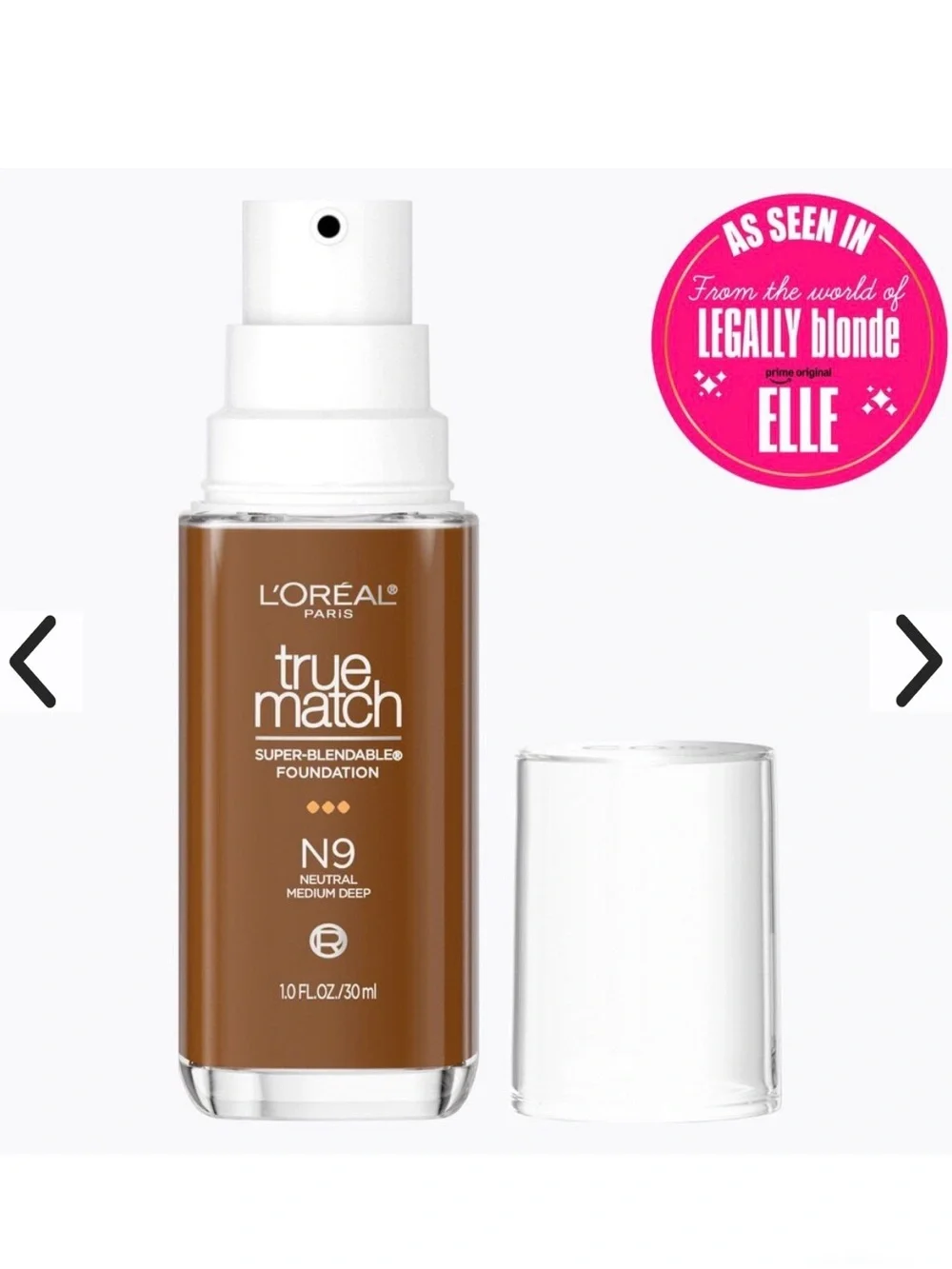 L'Oreal True Match Foundation N9 Neutral Medium Deep - Brown